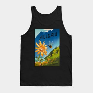 Allgau, Bavaria, Germany, Vintage Travel Poster Tank Top